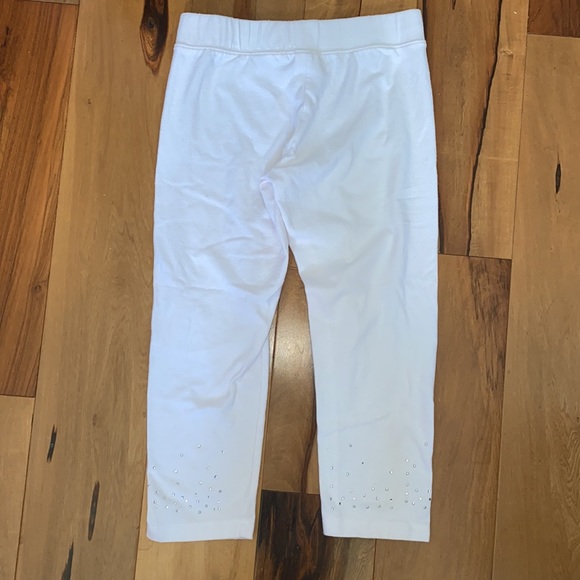 ARIZONA JEAN COMPANY RHINESTONE CROP LEGGINGS~ M - Picture 4 of 4